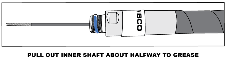 pull-out-shaft internal vibrator maintenance